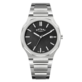Rotary Heritage 40mm Mens Watch Black Rotary Heritage 40mm Mens Watch Black