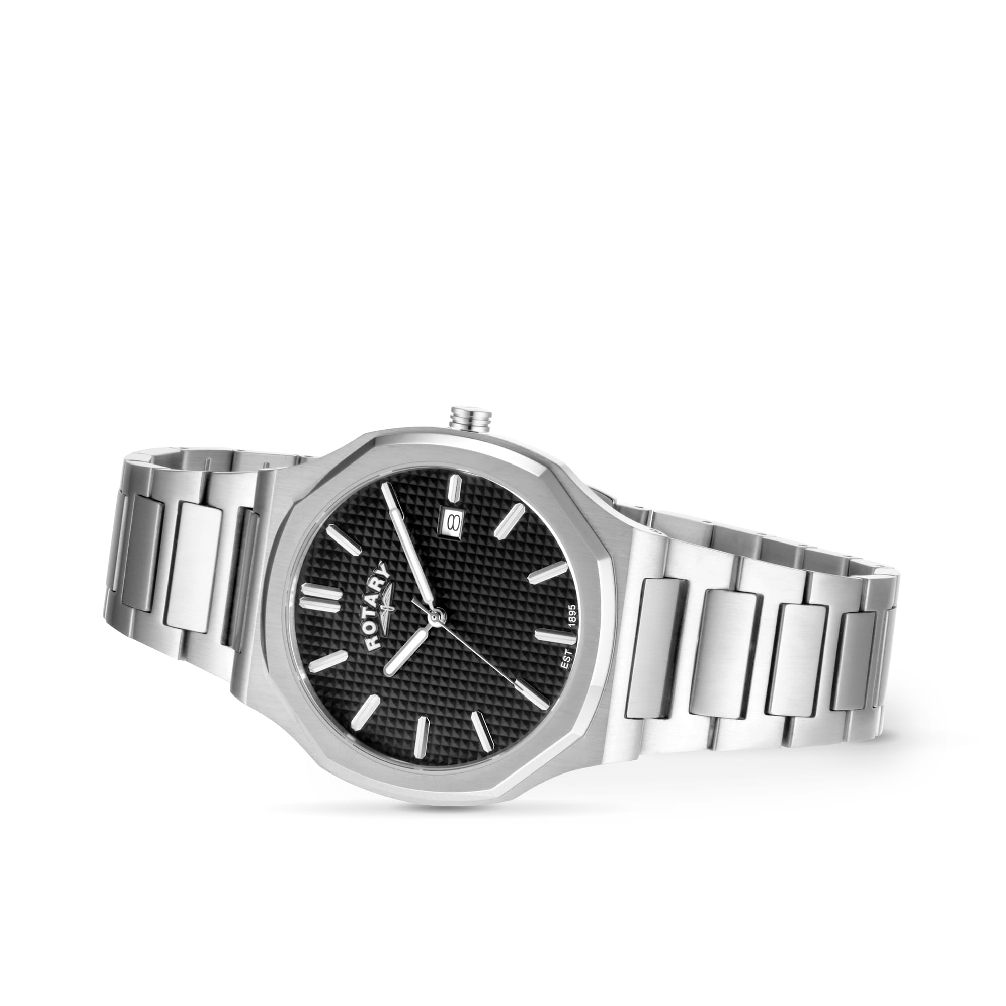 Rotary Heritage 40mm Mens Watch Black