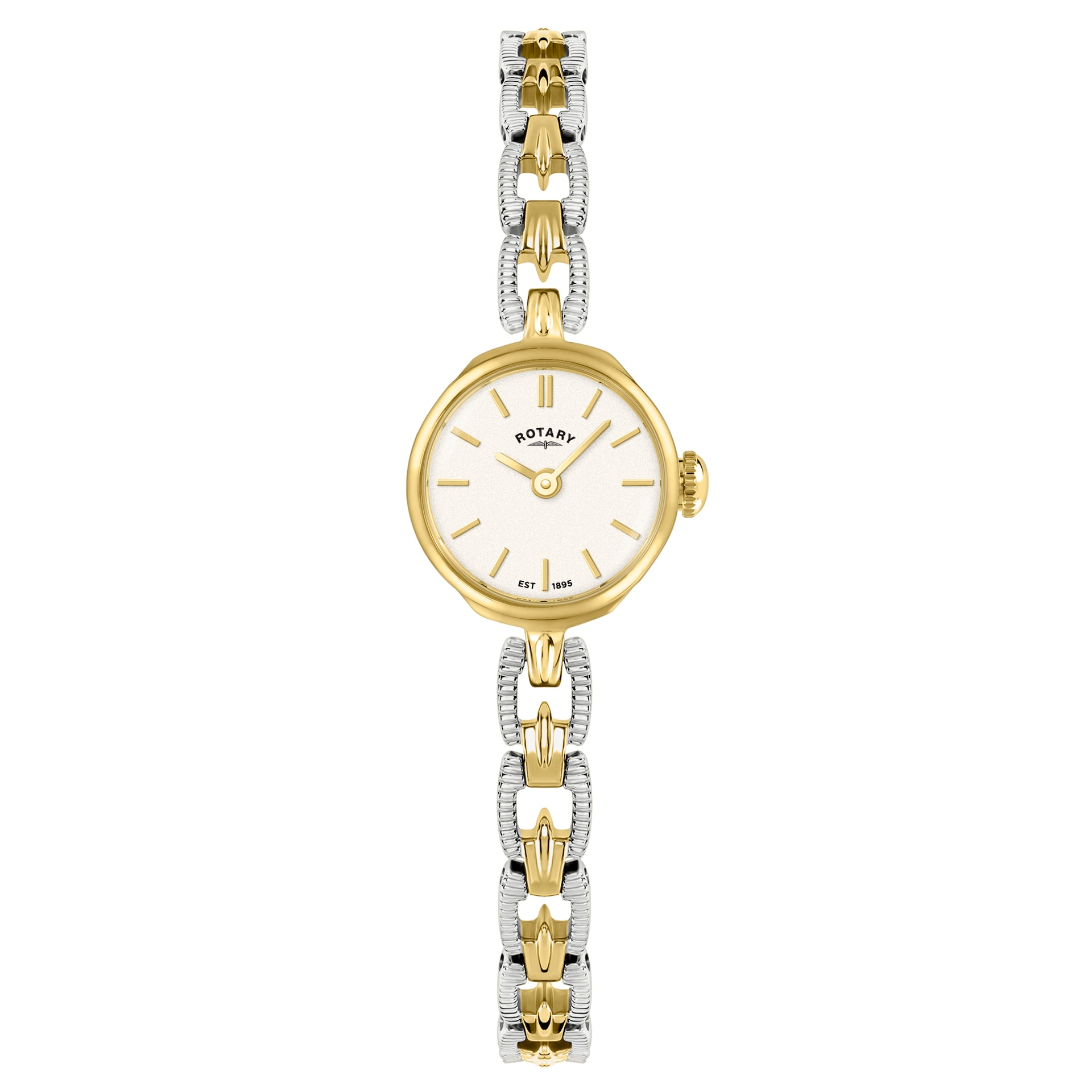 Rotary 1895 19.5mm Ladies Watch White