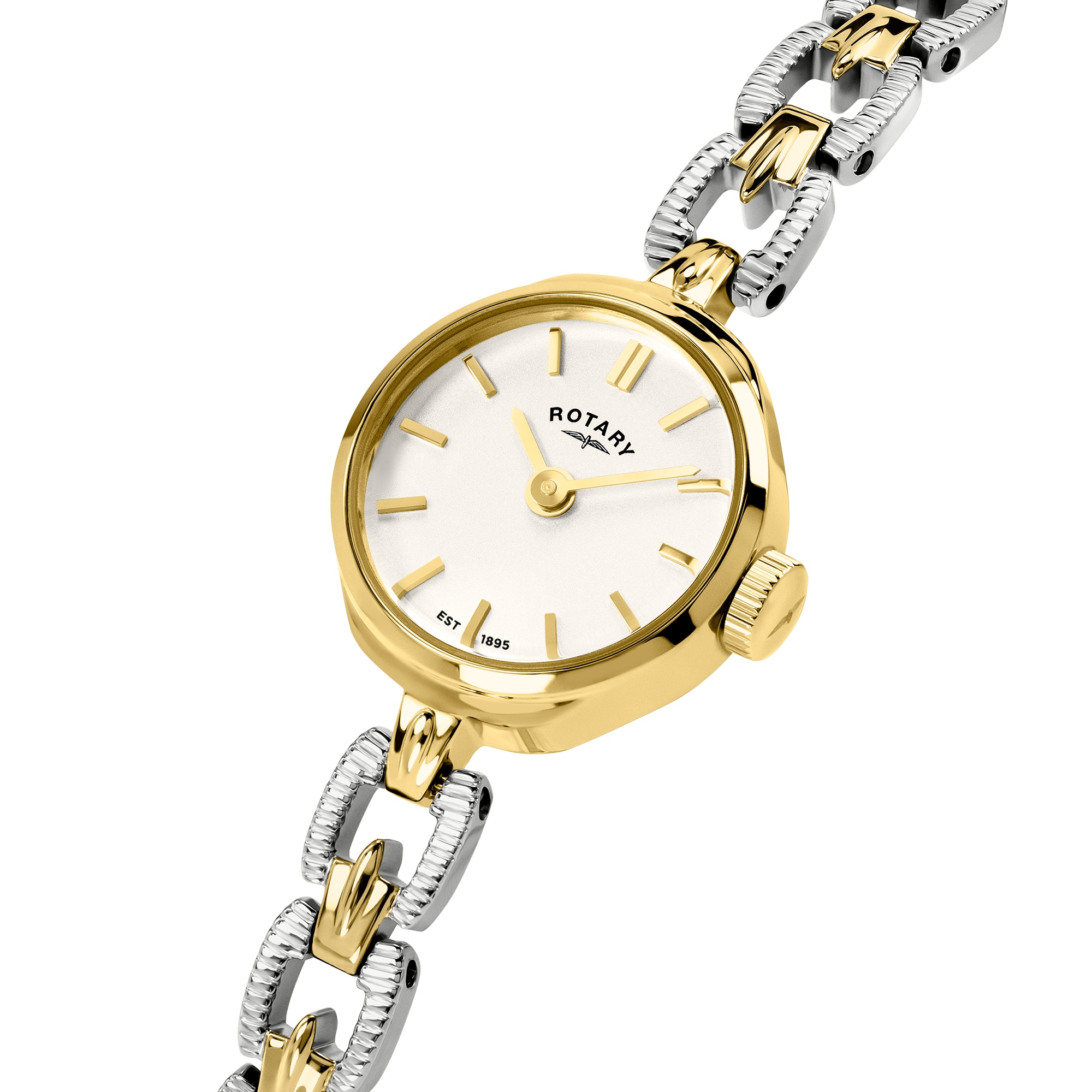 Rotary 1895 19.5mm Ladies Watch White
