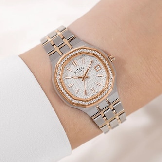 Rotary Brilliance 30mm Ladies Watch White Rotary Brilliance 30mm Ladies Watch White
