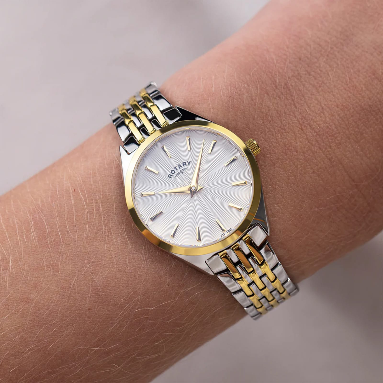 Rotary Ultra Slim 27mm Ladies Watch Silver