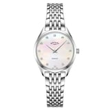 Rotary Ultra Slim 27mm Ladies Watch Mother Of Pearl