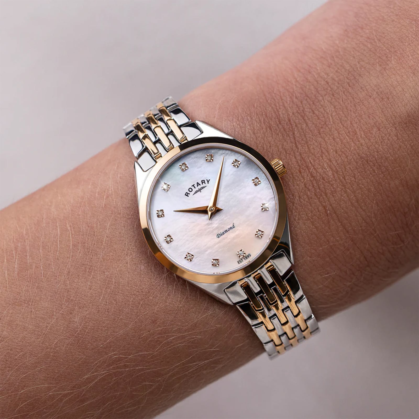 Rotary Ultra Slim 27mm Ladies Watch Mother Of Pearl Rotary Ultra Slim 27mm Ladies Watch Mother Of Pearl
