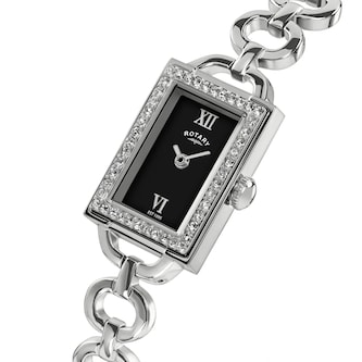 Rotary Cocktail 25mm Ladies Watch Black Rotary Cocktail 25mm Ladies Watch Black