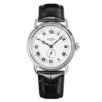 Rotary Heritage 'Sherlock' 38mm Mens Watch Silver Rotary Heritage 'Sherlock' 38mm Mens Watch Silver
