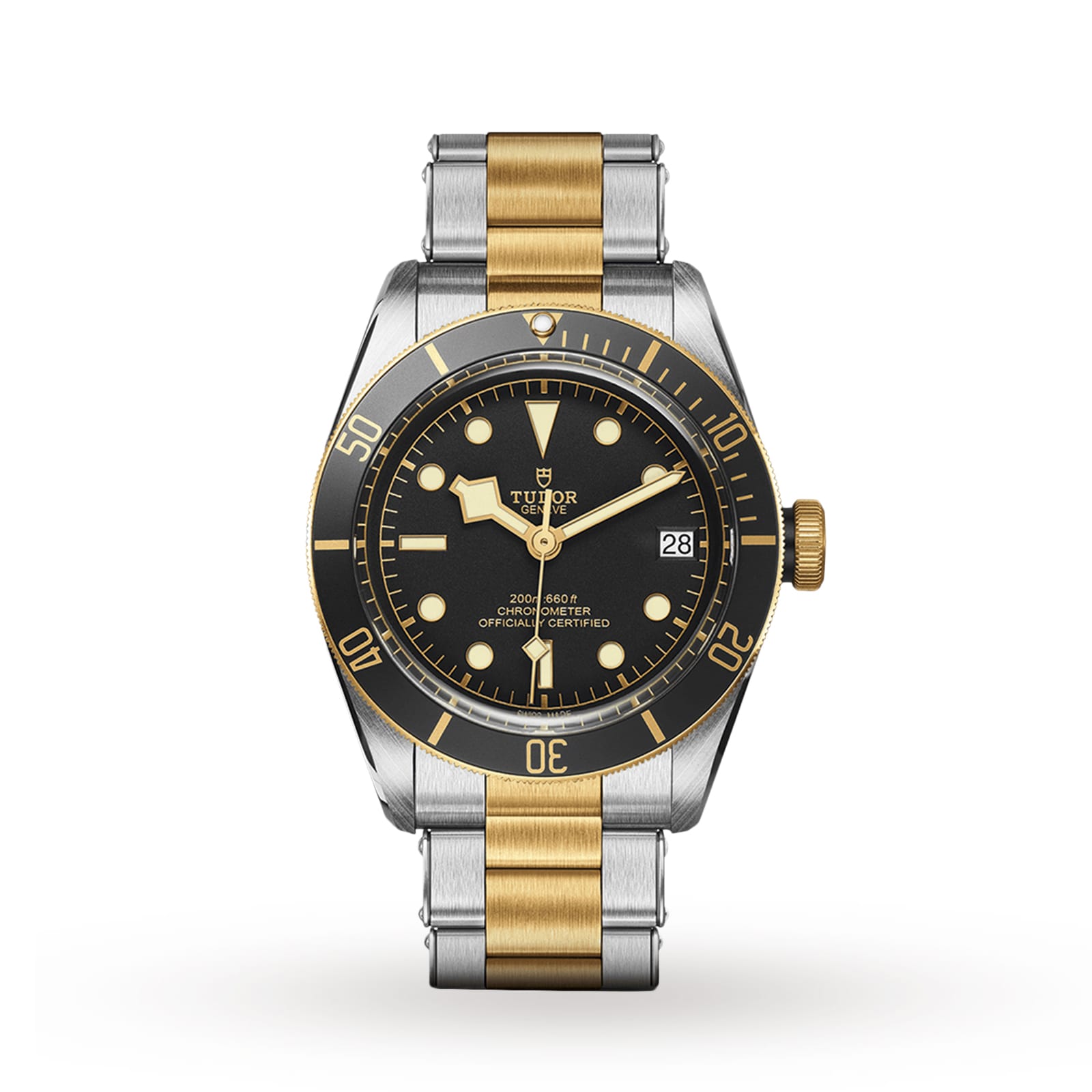 Tudor two shop tone black bay