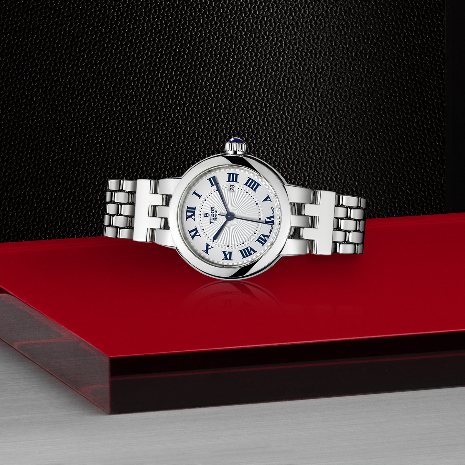 Tudor Clair de Rose 30mm, Steel Case, White Dial
