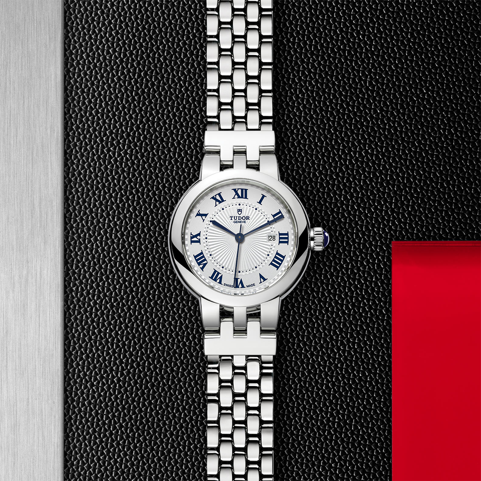 Tudor Clair de Rose 30mm, Steel Case, White Dial