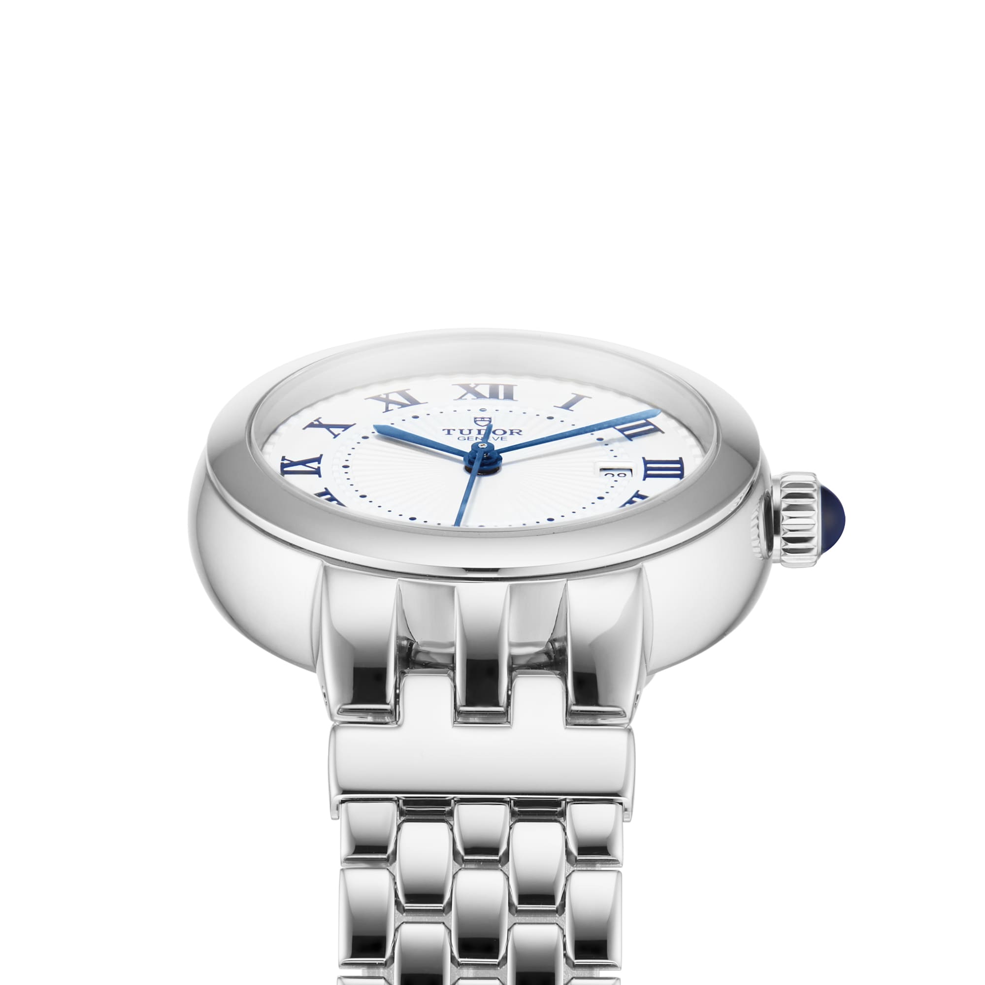 Tudor Clair de Rose 30mm, Steel Case, White Dial