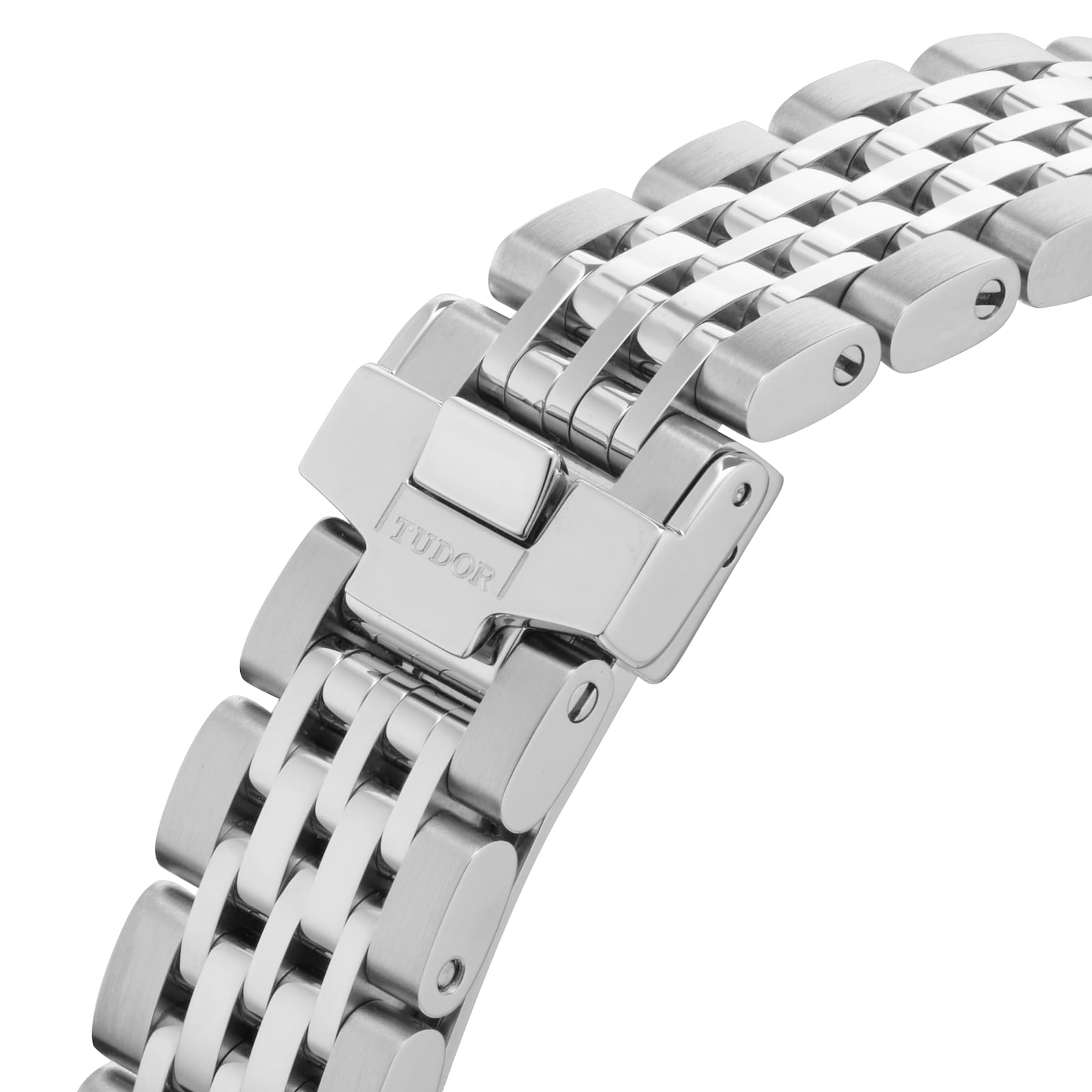 Tudor 1926 28mm Ladies Watch Steel Case Diamond-Set Silver Dial
