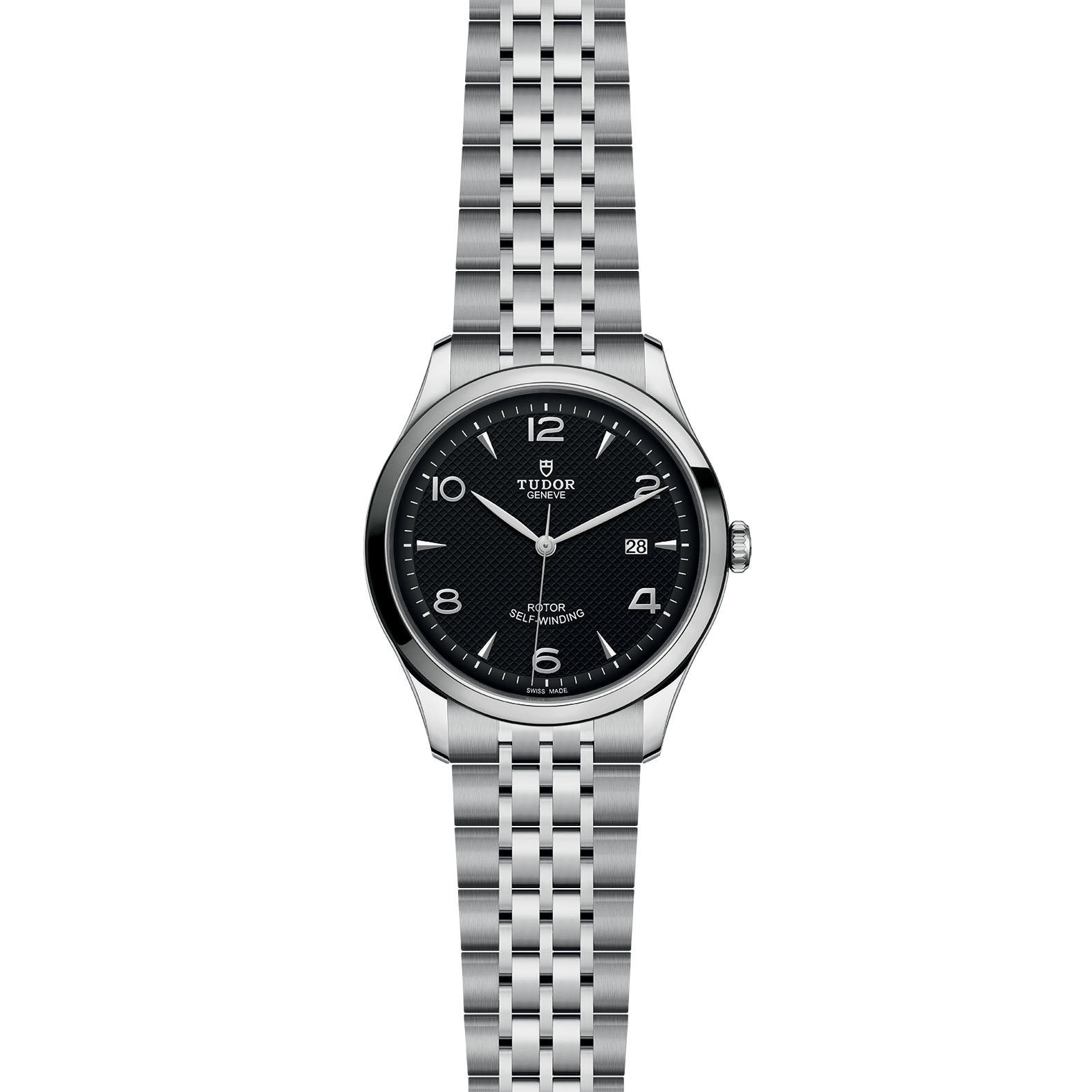 Tudor 1926 41mm Mens Watch Steel Case Black Dial