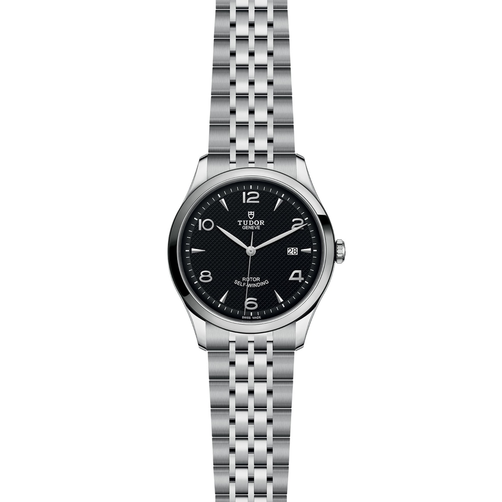 Tudor 1926 41mm Mens Watch Steel Case Black Dial