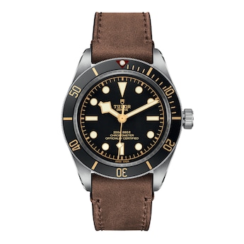Tudor Black Bay 58 39mm Steel Case Brown Leather Strap