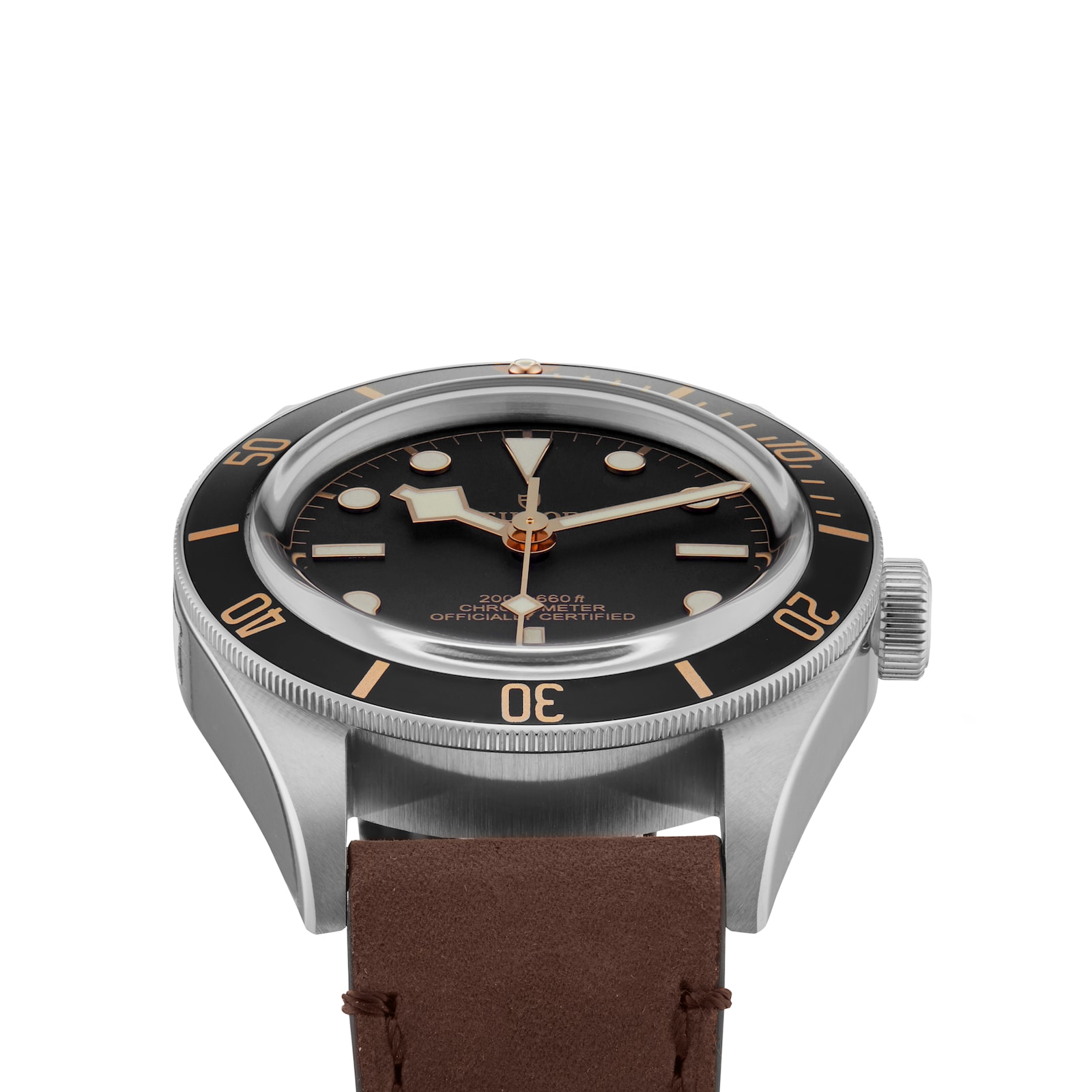Tudor Black Bay 58 39mm Steel Case Brown Leather Strap