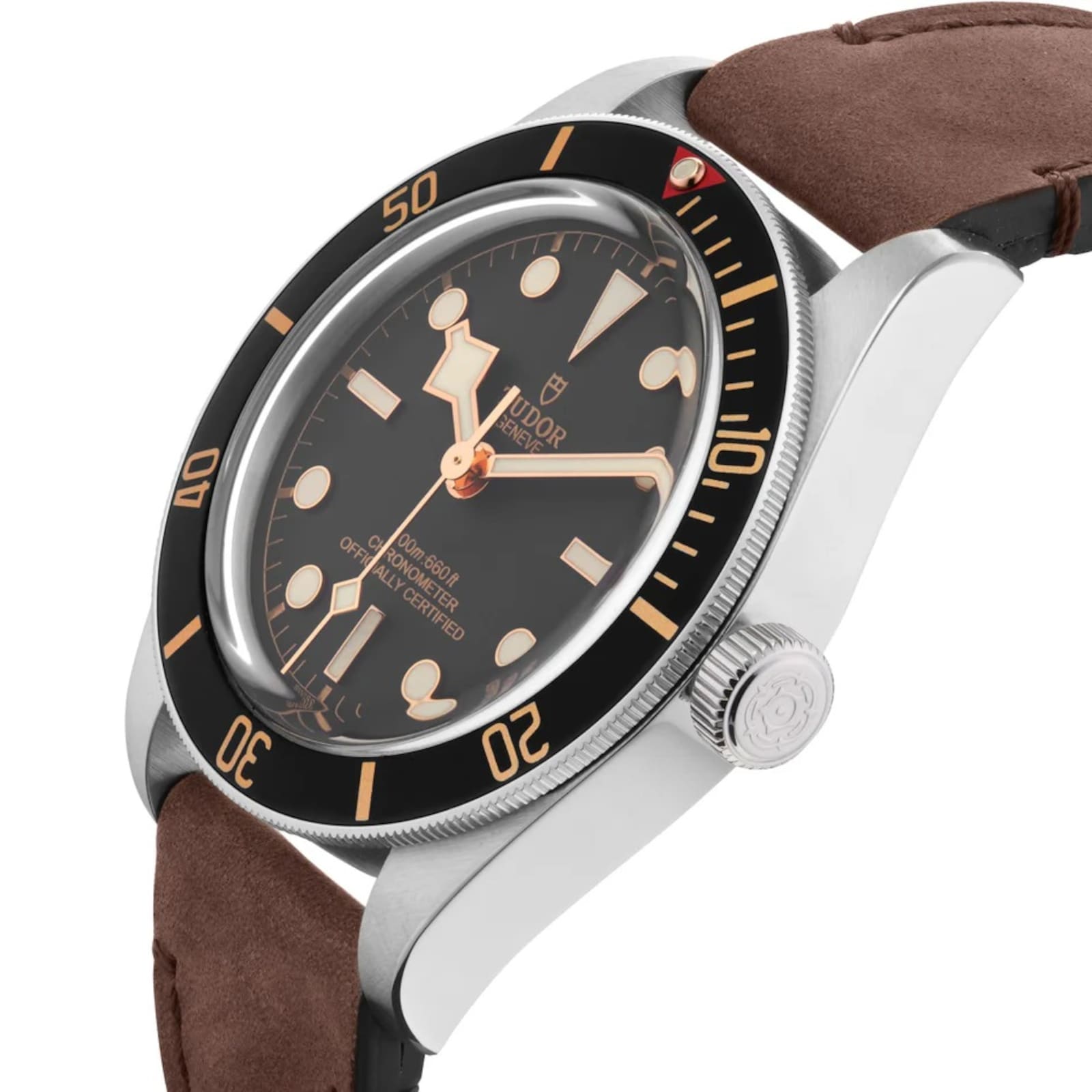 Tudor Black Bay 58 39mm Steel Case Brown Leather Strap