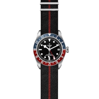 Tudor Black Bay GMT 41mm Steel Case Fabric Strap Tudor Black Bay GMT 41mm Steel Case Fabric Strap