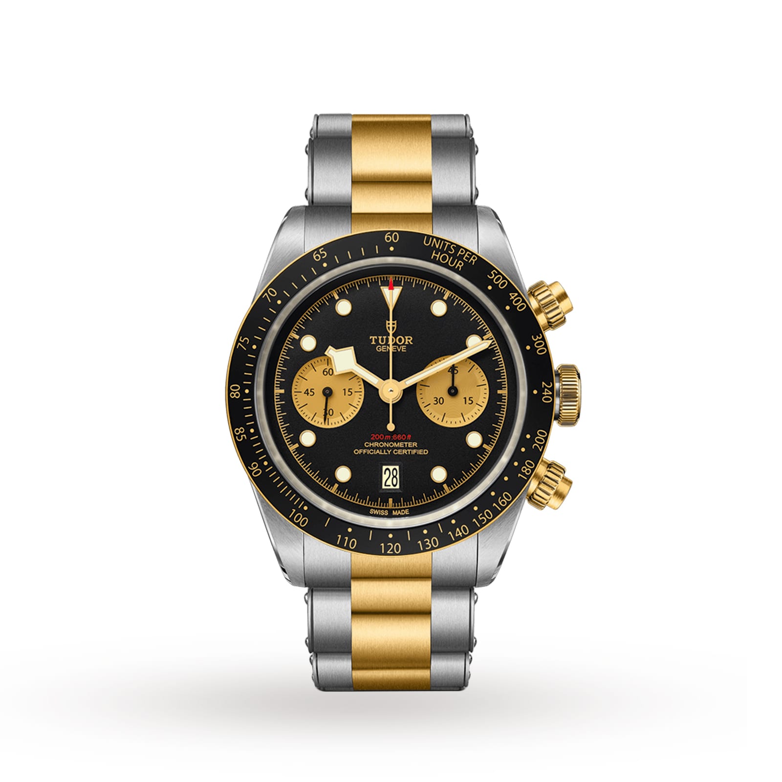 Tudor Black Bay Chrono S&G 41mm Steel Case Steel And Yellow Gold Bracelet Tudor Black Bay Chrono S&G 41mm Steel Case Steel And Yellow Gold Bracelet