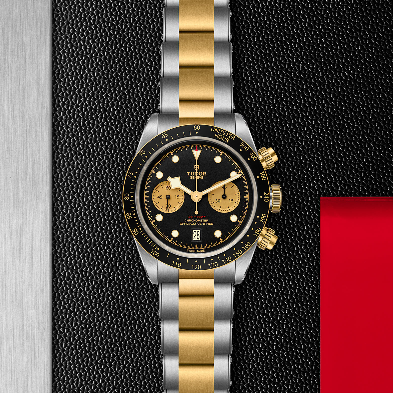 Tudor black bay outlet chrono s&g for sale