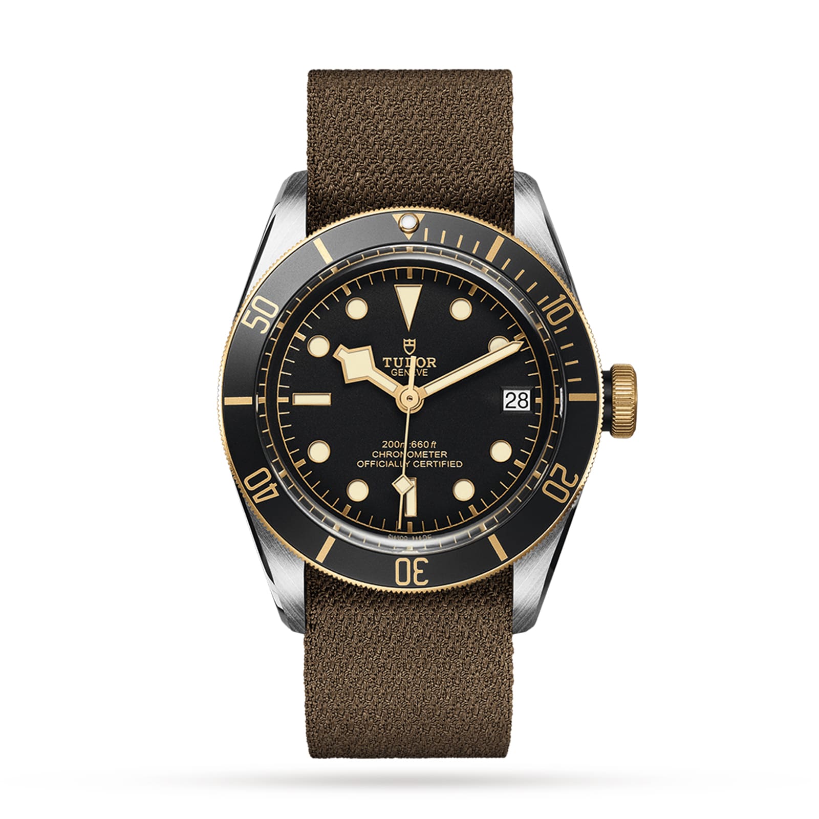 Tudor Black Bay S&G 41mm Steel Case Fabric Strap Tudor Black Bay S&G 41mm Steel Case Fabric Strap