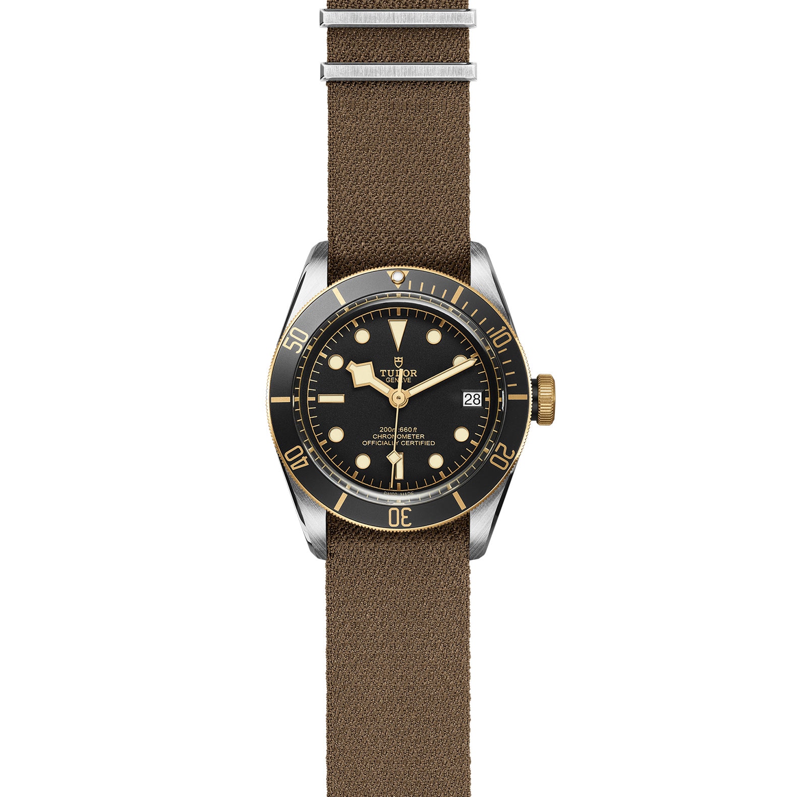 Tudor Black Bay S&G 41mm Steel Case Fabric Strap Tudor Black Bay S&G 41mm Steel Case Fabric Strap