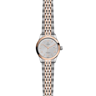 Tudor 1926 28mm Ladies Watch Steel Case Rose Gold Bezel Silver Dial Tudor 1926 28mm Ladies Watch Steel Case Rose Gold Bezel Silver Dial