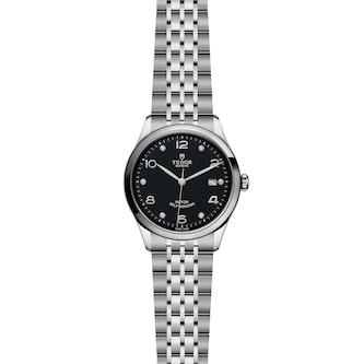 Tudor 1926 39mm Ladies Watch Steel Case Diamond-Set Black Dial Tudor 1926 39mm Ladies Watch Steel Case Diamond-Set Black Dial