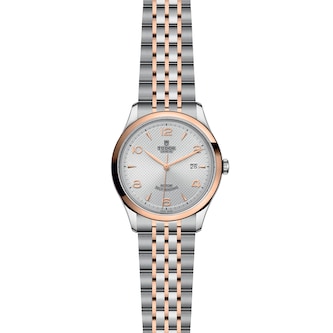 Tudor 1926 41mm Mens Watch Steel Case Rose Gold Bezel Silver Dial Tudor 1926 41mm Mens Watch Steel Case Rose Gold Bezel Silver Dial