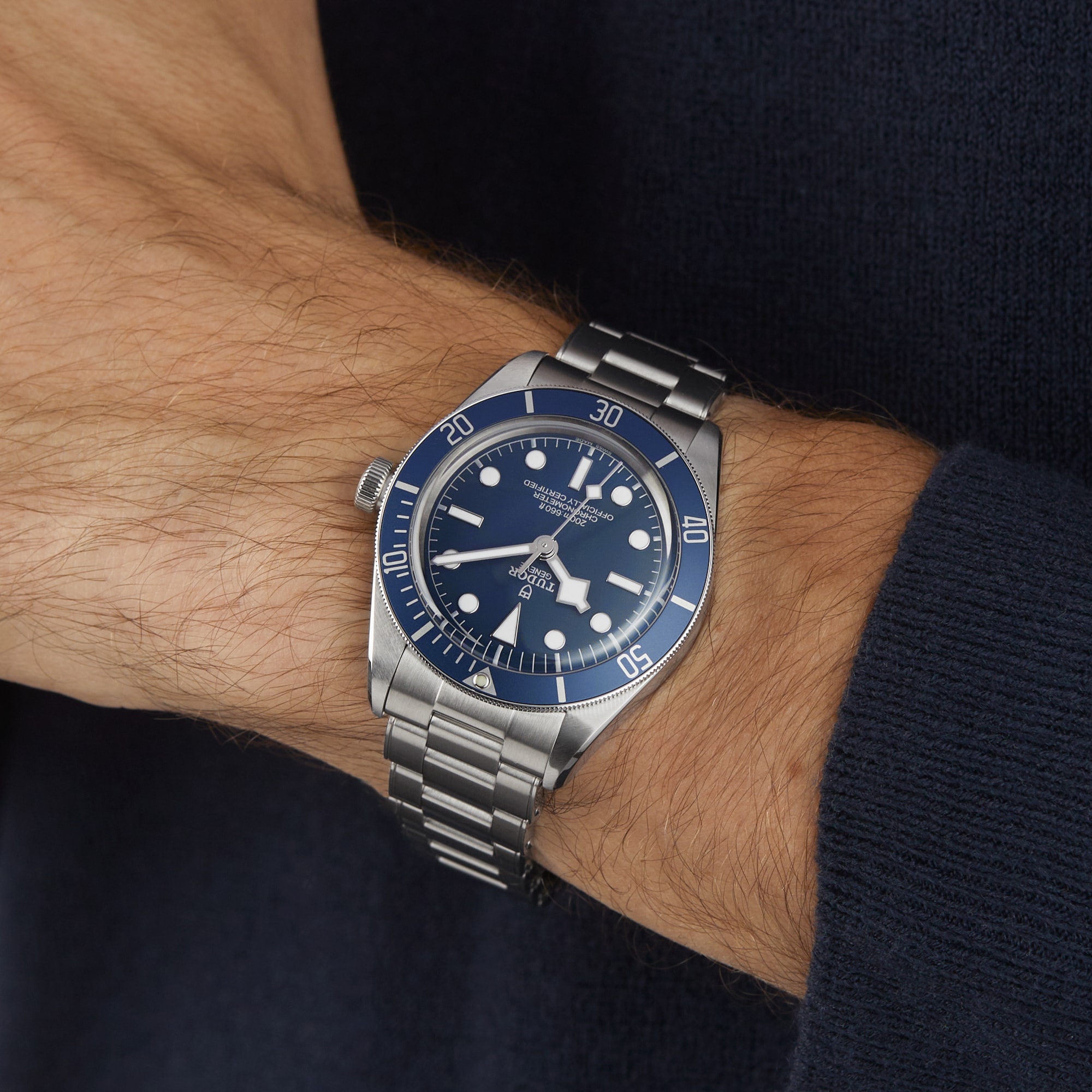 Tudor navy blue price sale