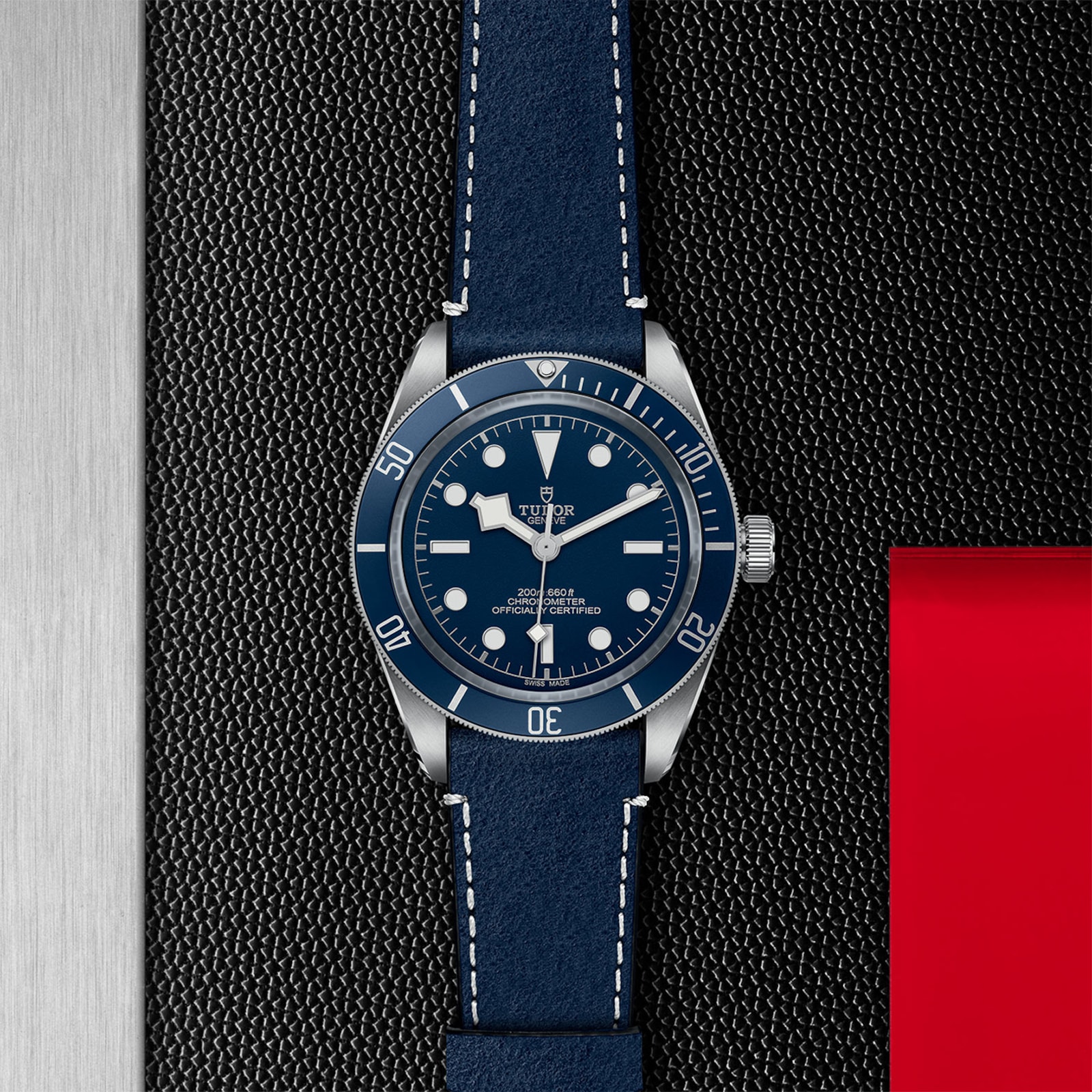 Tudor Black Bay 58 39mm Steel Case Blue Soft Touch Strap