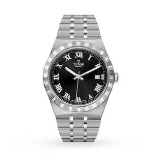 Tudor Royal 38mm steel case,  Black dial