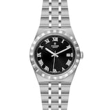 Tudor Royal 38mm steel case,  Black dial