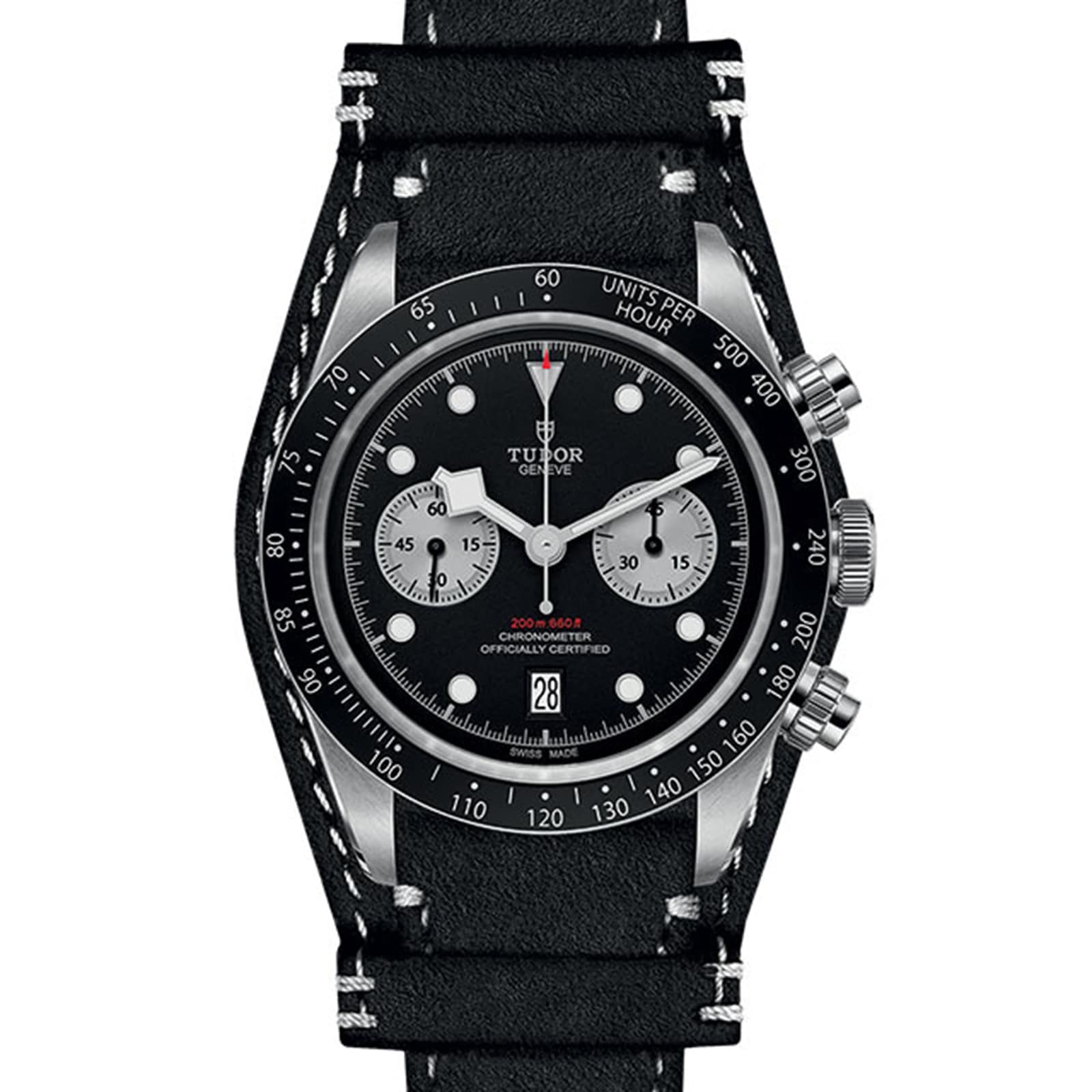 Tudor Black Bay Chrono 41mm Steel Case Black Dial