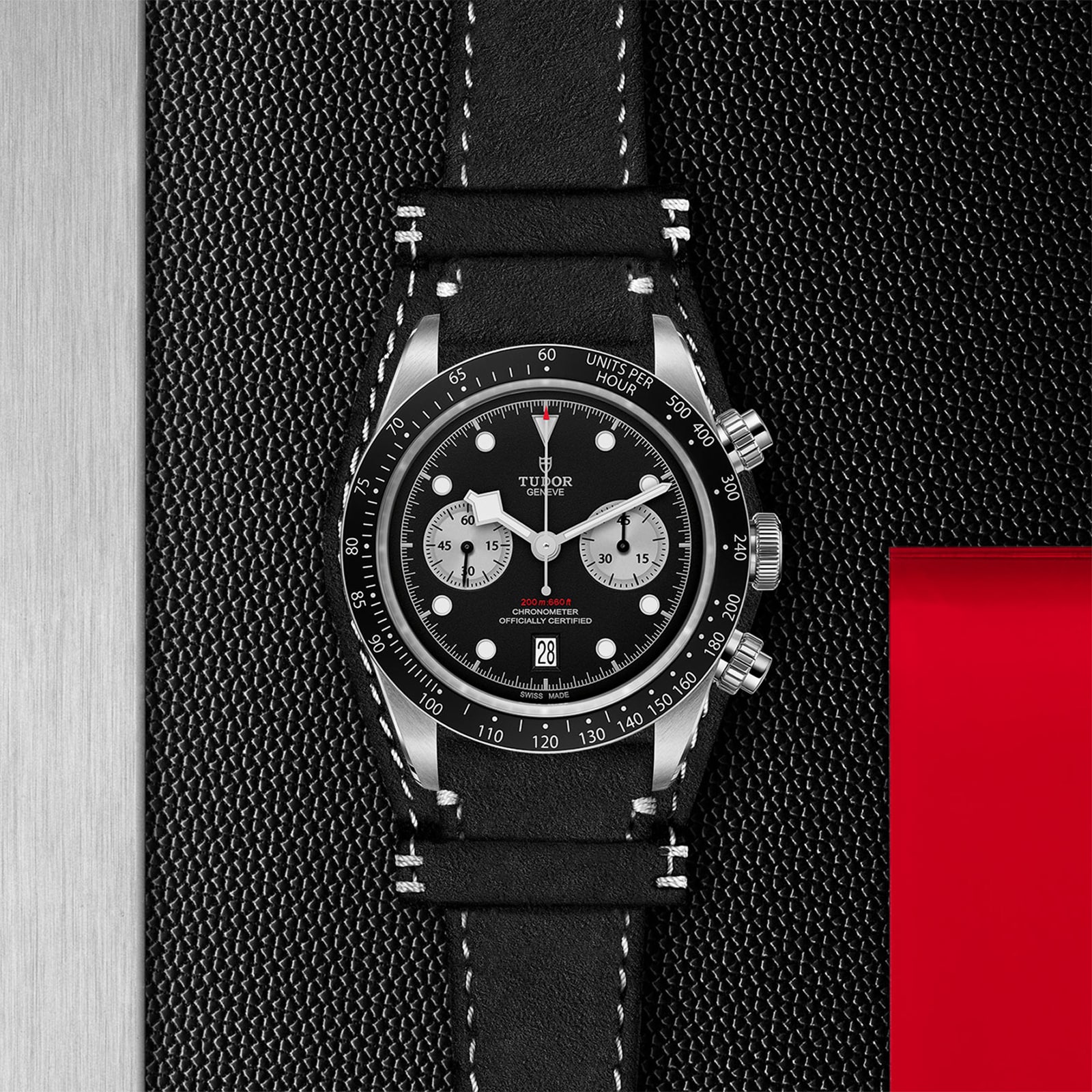 Tudor Black Bay Chrono 41mm Steel Case Black Dial