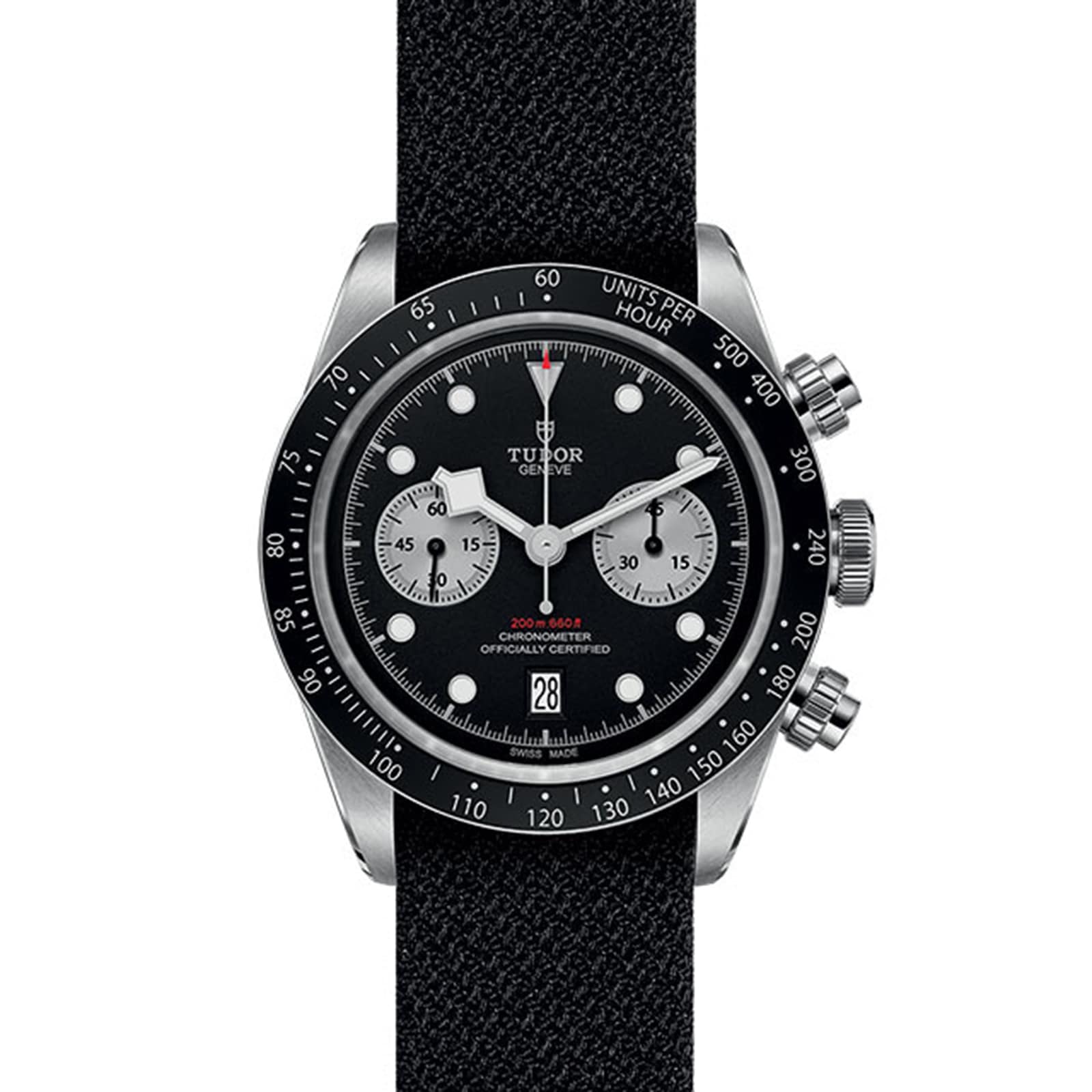 Tudor Black Bay Chrono 41mm Steel Case Black Dial