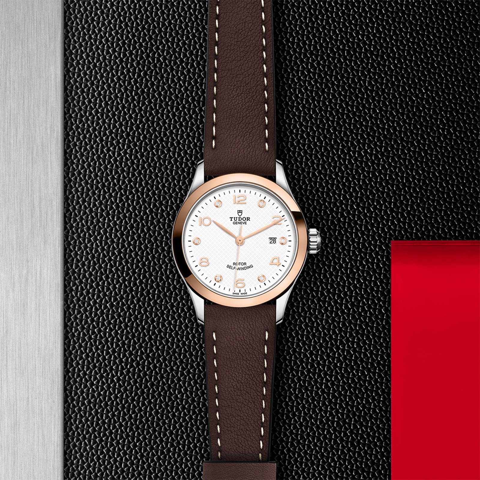 Tudor 1926 28mm Ladies Watch Steel Case White Dial