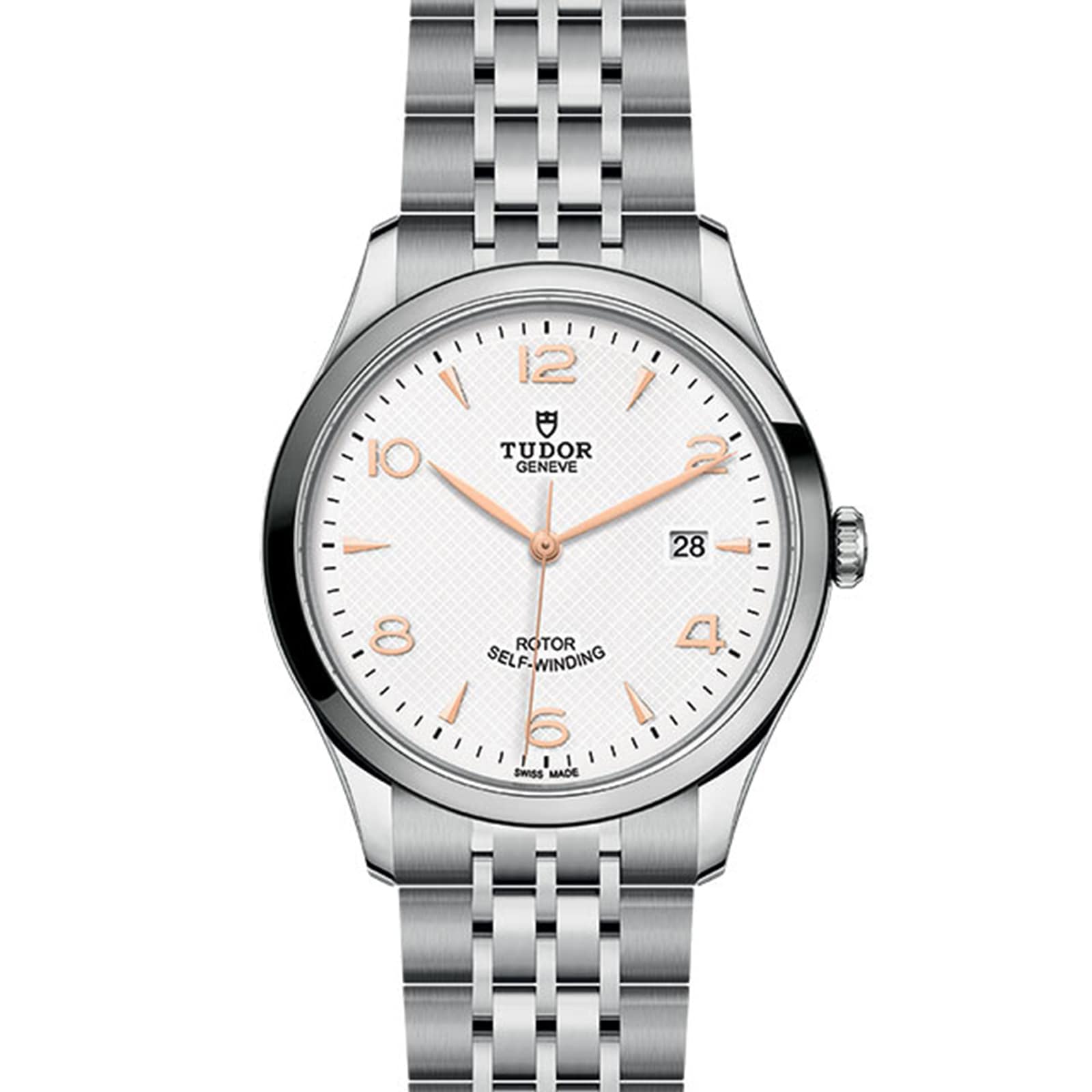 Tudor 1926 41mm Mens Watch Steel Case White Dial