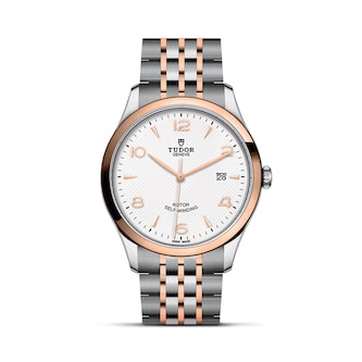 Tudor 1926 41mm Mens Watch Steel Case Rose Gold Bezel White Dial Tudor 1926 41mm Mens Watch Steel Case Rose Gold Bezel White Dial