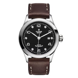 17770889 - 1926 28mm Ladies Watch Steel Case Black Dial