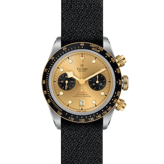 Tudor Black Bay Chrono S&G 41mm Steel Case Black Fabric Strap