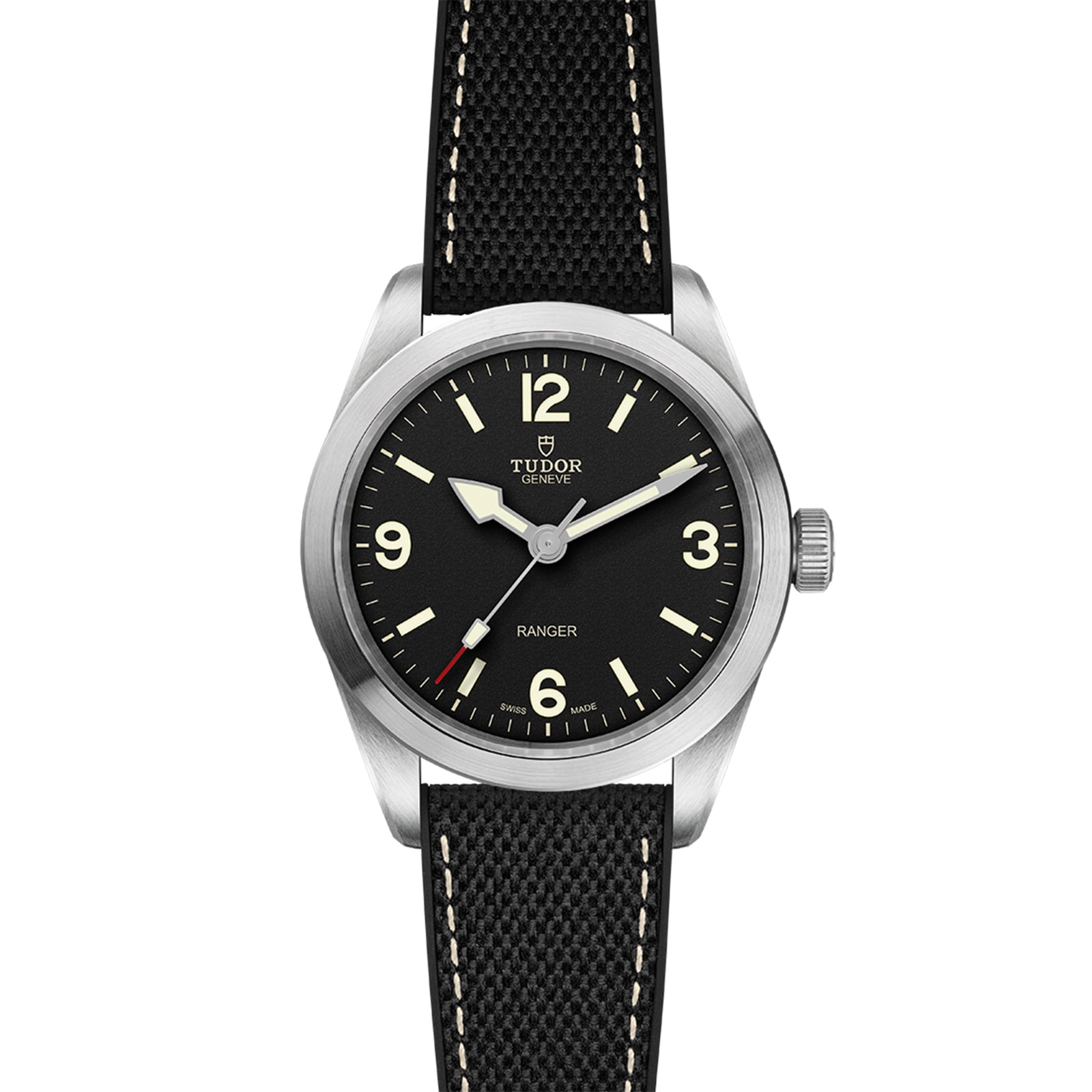 Tudor Ranger 39mm , Steel Case, Black Dial