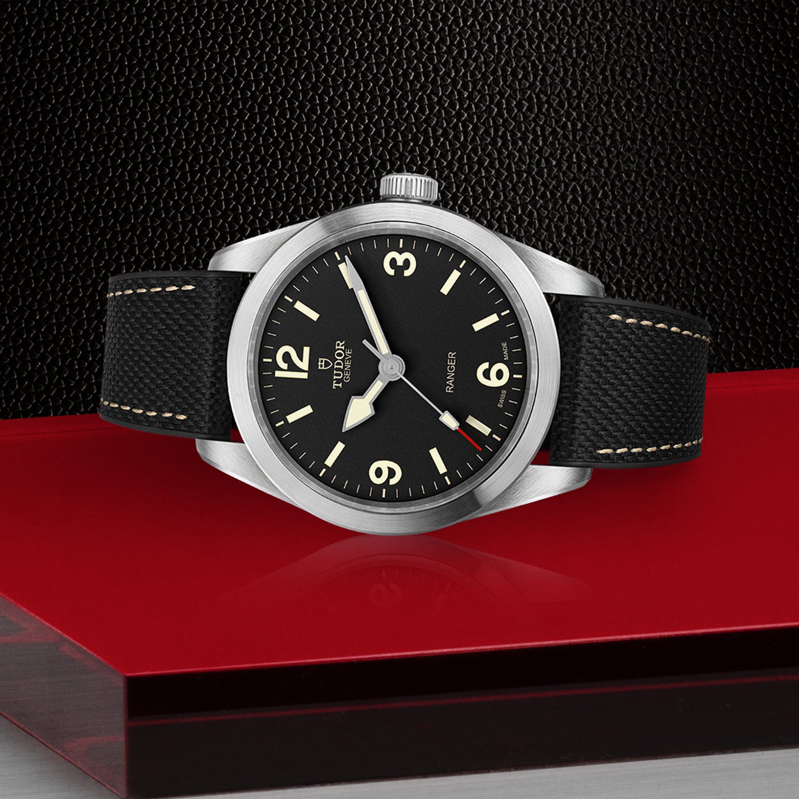 Tudor Ranger 39mm , Steel Case, Black Dial