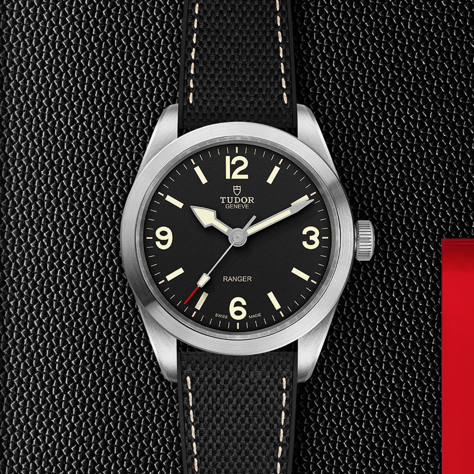 Tudor Ranger 39mm , Steel Case, Black Dial