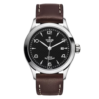 Tudor 1926 28mm Ladies Watch Steel Case Black Dial