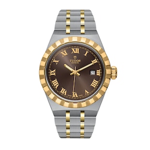 Tudor Royal S&G 28mm Steel Case Chocolate Brown Dial