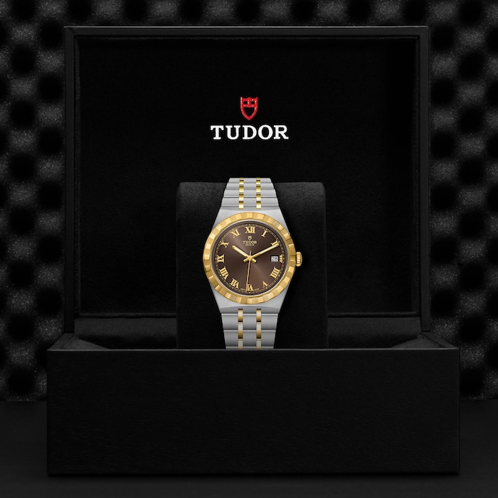 Tudor Royal S&G 38mm Steel Case Chocolate Brown Dial
