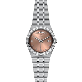Tudor Royal 41mm Steel Case Diamond-Set Salmon Dial Tudor Royal 41mm Steel Case Diamond-Set Salmon Dial