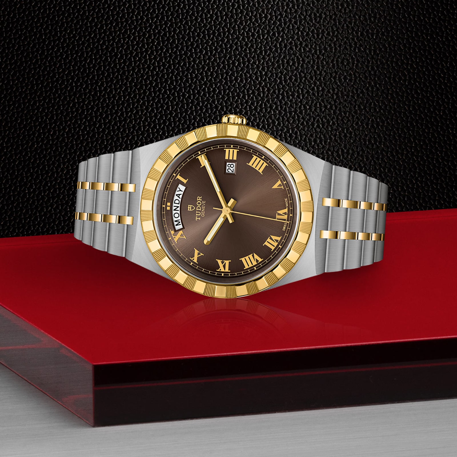 Tudor Royal S&G 41mm Steel Case Chocolate Brown Dial