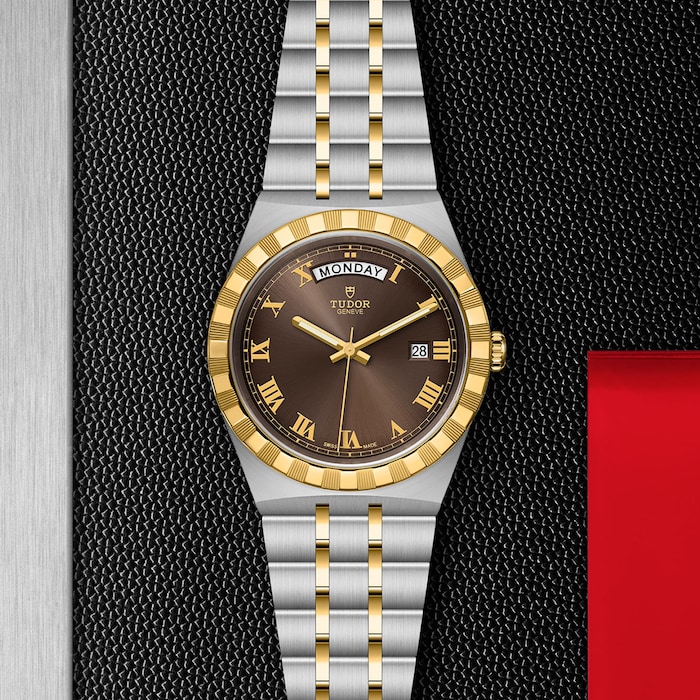 Tudor Royal S&G 41mm Steel Case Chocolate Brown Dial