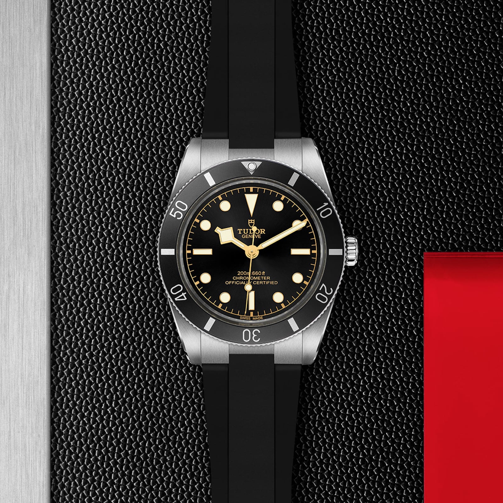 Strap tudor deals black bay